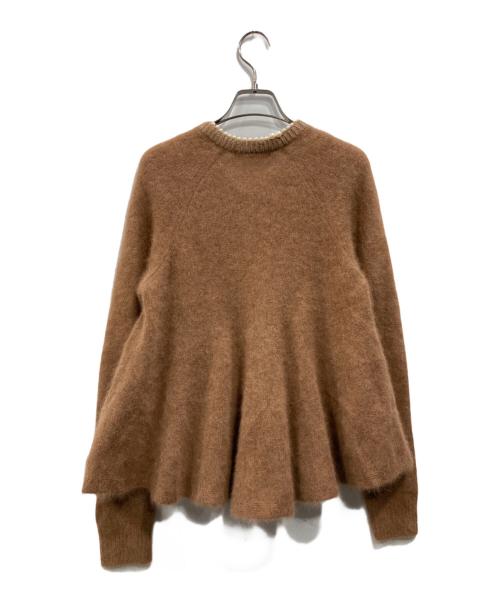 tsumori chisato（ツモリチサト）tsumori chisato (ツモリチサト) ビジューカーディガン ブラウン サイズ:2の古着・服飾アイテム