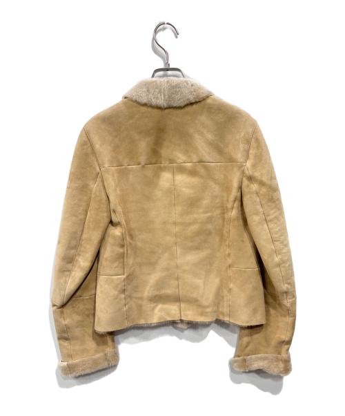 'S Max Mara（エスマックスマーラ）'S Max Mara (エスマックスマーラ) ムートンジャケット ベージュ サイズ:38の古着・服飾アイテム