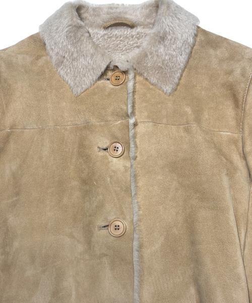 'S Max Mara（エスマックスマーラ）'S Max Mara (エスマックスマーラ) ムートンジャケット ベージュ サイズ:38の古着・服飾アイテム