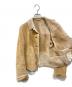 中古・古着 'S Max Mara (エスマックスマーラ) ムートンジャケット ベージュ サイズ:38：10000円