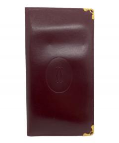 中古・古着通販】Cartier (カルティエ) 名刺入れ バーガンディー