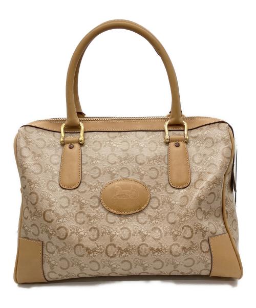 CELINE diffusion（セリーヌディフュージョン）CELINE diffusion (セリーヌディフュージョン) Cマカダムボストンバッグ ベージュの古着・服飾アイテム