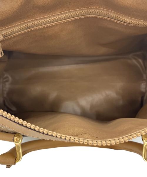 CELINE diffusion（セリーヌディフュージョン）CELINE diffusion (セリーヌディフュージョン) Cマカダムボストンバッグ ベージュの古着・服飾アイテム