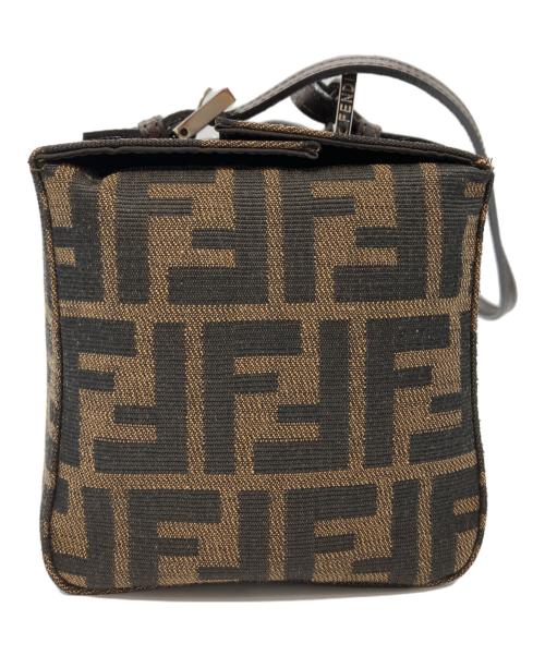 FENDI（フェンディ）FENDI (フェンディ) スクエアハンドバッグ ブラウンの古着・服飾アイテム