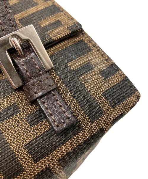 FENDI（フェンディ）FENDI (フェンディ) スクエアハンドバッグ ブラウンの古着・服飾アイテム