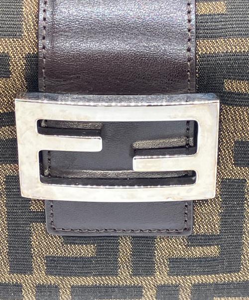 FENDI（フェンディ）FENDI (フェンディ) スクエアハンドバッグ ブラウンの古着・服飾アイテム