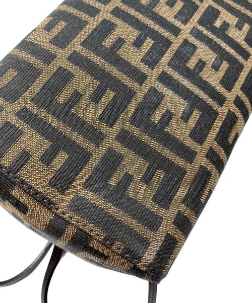 FENDI（フェンディ）FENDI (フェンディ) スクエアハンドバッグ ブラウンの古着・服飾アイテム