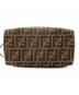 中古・古着 FENDI (フェンディ) スクエアハンドバッグ ブラウン：80000円