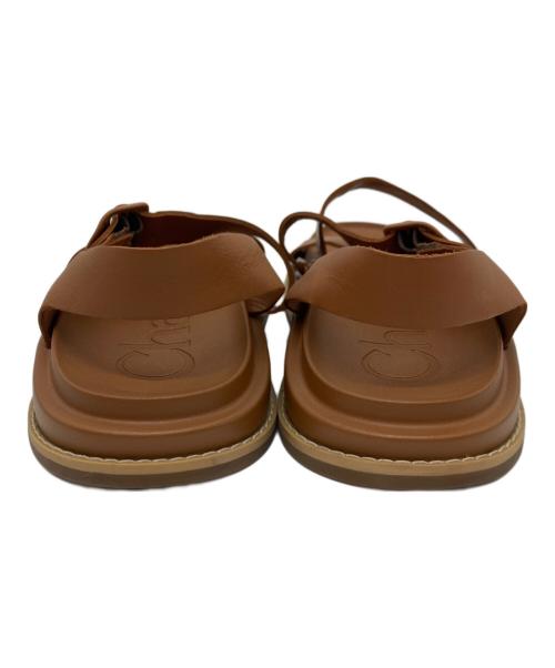 Chaco（チャコ）Chaco (チャコ) Chaco レザーサンダル ブラウン サイズ:USA6 UK4 EUR37 CM23の古着・服飾アイテム