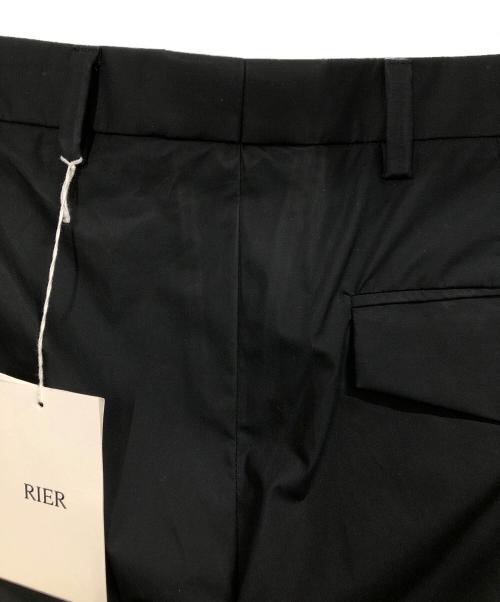 RIER（リア）RIER (リア) TROUSERS/POPELINE WWAXED ブラック サイズ:XSの古着・服飾アイテム
