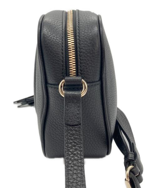 GUCCI（グッチ）GUCCI (グッチ) ソーホー インターロッキングG ショルダーバッグ ブラックの古着・服飾アイテム