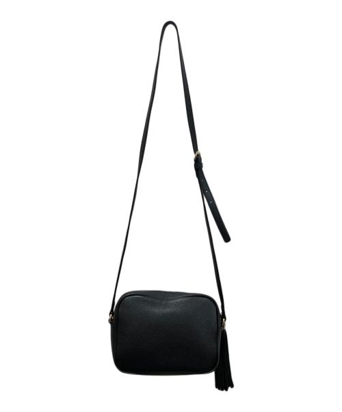 GUCCI（グッチ）GUCCI (グッチ) ソーホー インターロッキングG ショルダーバッグ ブラックの古着・服飾アイテム