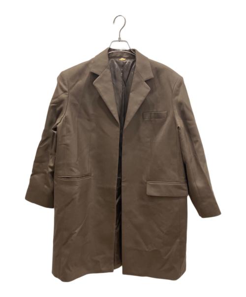 MUSE de Deuxieme Classe（ミューズ ドゥーズィエム クラス）MUSE de Deuxieme Classe (ミューズ ドゥーズィエム クラス) GABARDINE chill ジャケット ブラウン サイズ:freeサイズの古着・服飾アイテム