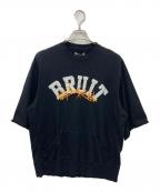 UNDERCOVERアンダーカバー）の古着「ミニウラケカンガルーPK半袖スウェット」｜ブラック