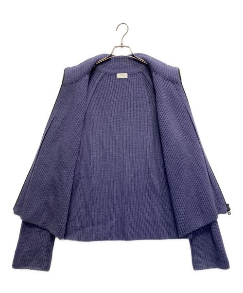 URU（ウル）URU (ウル) ニットジャケット グレー サイズ:２の古着・服飾アイテム