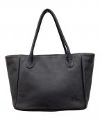 KITAMURAキタムラ）の古着「レザーハンドバッグ　トートバッグ」｜ブラック