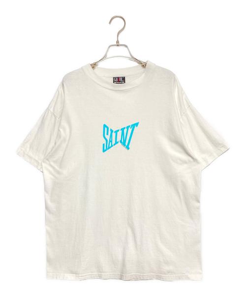 SAINT MICHAEL（セントマイケル）SAINT MICHAEL (セントマイケル) SS TEE RIBON ホワイト サイズ:Lの古着・服飾アイテム