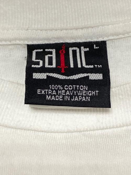 SAINT MICHAEL（セントマイケル）SAINT MICHAEL (セントマイケル) SS TEE RIBON ホワイト サイズ:Lの古着・服飾アイテム