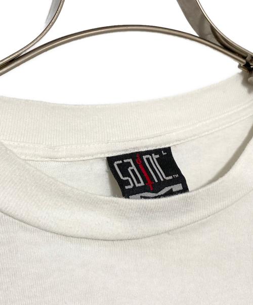 SAINT MICHAEL（セントマイケル）SAINT MICHAEL (セントマイケル) SS TEE RIBON ホワイト サイズ:Lの古着・服飾アイテム
