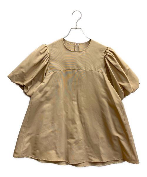 #Newans（ハッシュニュアンス）#Newans (ハッシュニュアンス) パフスリーブAラインブラウス ベージュ サイズ:1の古着・服飾アイテム