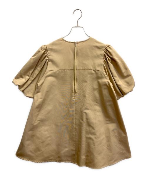 #Newans（ハッシュニュアンス）#Newans (ハッシュニュアンス) パフスリーブAラインブラウス ベージュ サイズ:1の古着・服飾アイテム