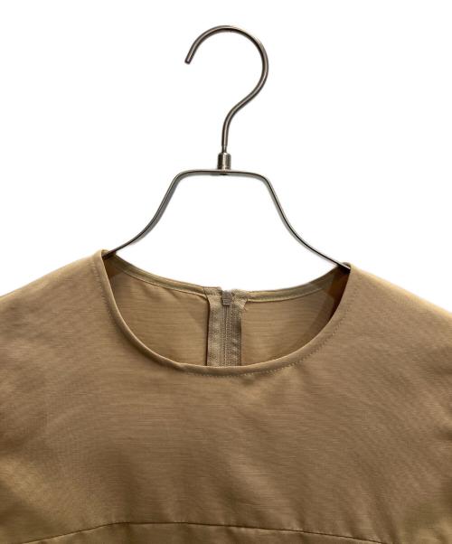 #Newans（ハッシュニュアンス）#Newans (ハッシュニュアンス) パフスリーブAラインブラウス ベージュ サイズ:1の古着・服飾アイテム