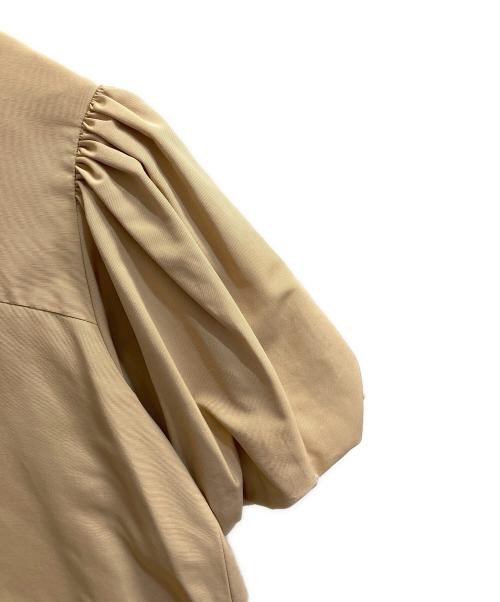 #Newans（ハッシュニュアンス）#Newans (ハッシュニュアンス) パフスリーブAラインブラウス ベージュ サイズ:1の古着・服飾アイテム