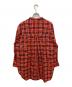 Traditional Weatherwear (トラディショナルウェザーウェア) BIG TUCK-UP NO COLLAR SHRTS　ノーカラーチュニックシャツ レッド サイズ:Ｓ：5000円