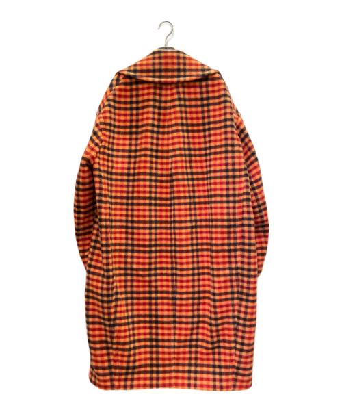 MARNI（マルニ）MARNI (マルニ) ウールフェルトコート レッド サイズ:38の古着・服飾アイテム