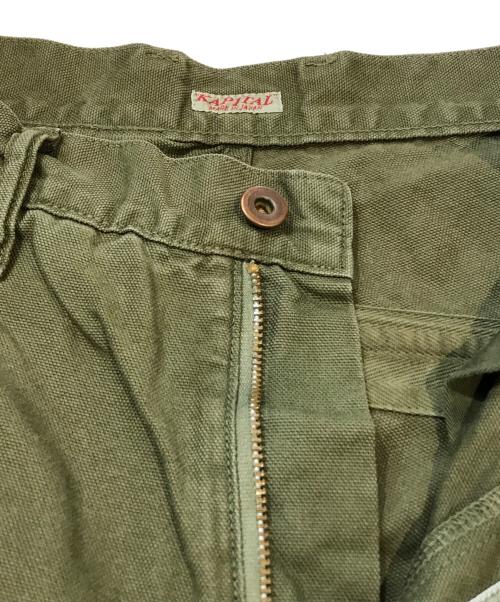 KAPITAL（キャピタル）KAPITAL (キャピタル) 薄キャンバスリンゴマンカーゴパンツ カーキ サイズ:Mの古着・服飾アイテム