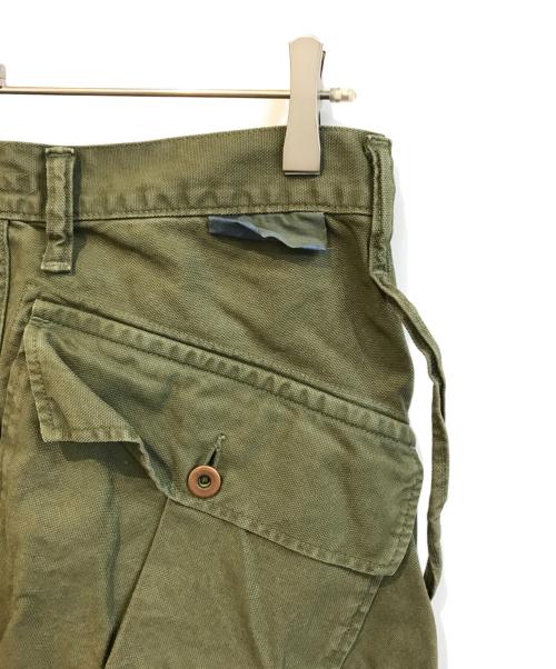 KAPITAL（キャピタル）KAPITAL (キャピタル) 薄キャンバスリンゴマンカーゴパンツ カーキ サイズ:Mの古着・服飾アイテム