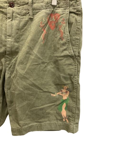 POLO RALPH LAUREN（ポロ・ラルフローレン）POLO RALPH LAUREN (ポロ・ラルフローレン) TRENCH ART HBT SHORTS/トレンチアートHBTショーツ オリーブ サイズ:38の古着・服飾アイテム