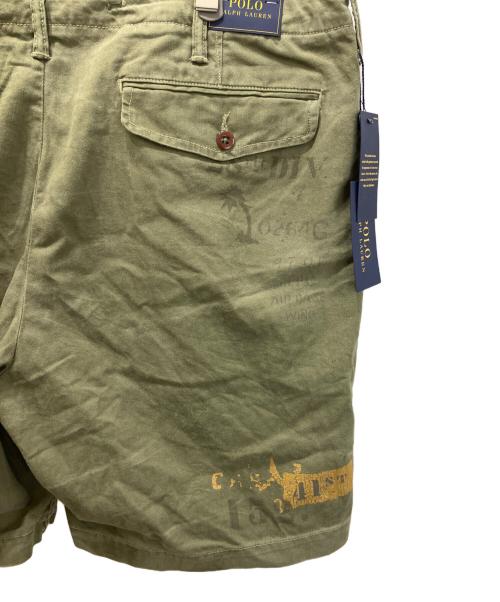 POLO RALPH LAUREN（ポロ・ラルフローレン）POLO RALPH LAUREN (ポロ・ラルフローレン) TRENCH ART HBT SHORTS/トレンチアートHBTショーツ オリーブ サイズ:38の古着・服飾アイテム