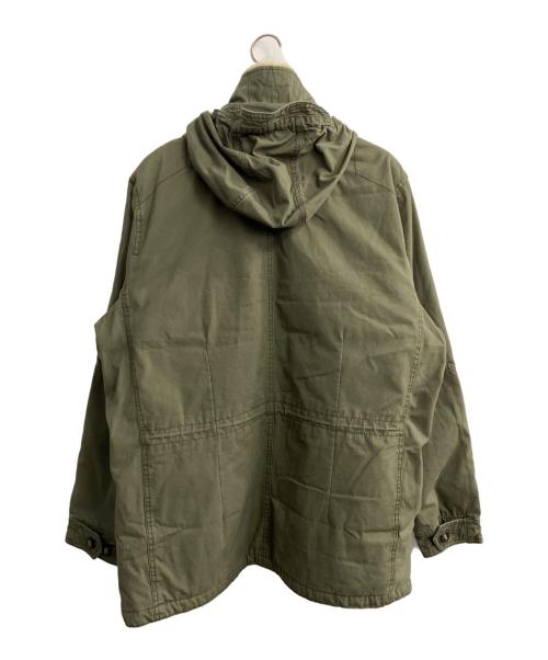 Abercrombie & Fitch（アバクロンビー アンド フィッチ）Abercrombie & Fitch (アバクロンビー アンド フィッチ) コンバットジャケット オリーブ サイズ:XXLの古着・服飾アイテム