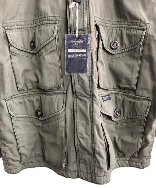 Abercrombie & Fitch（アバクロンビー アンド フィッチ）Abercrombie & Fitch (アバクロンビー アンド フィッチ) コンバットジャケット オリーブ サイズ:XXLの古着・服飾アイテム