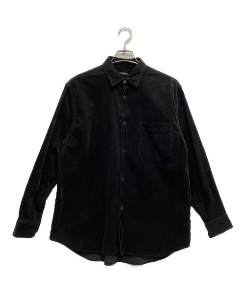 COMOLI（コモリ）COMOLI (コモリ) コーデュロイ コモリシャツ ブラック サイズ:2の古着・服飾アイテム