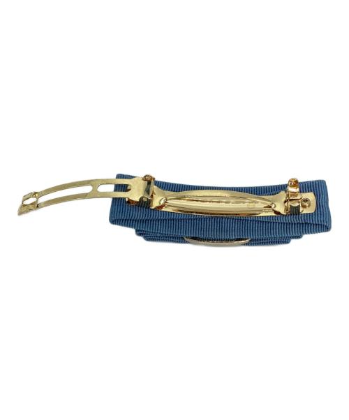 Salvatore Ferragamo（サルヴァトーレ フェラガモ）Salvatore Ferragamo (サルヴァトーレ フェラガモ) ヴァラリボンバレッタ ブルーの古着・服飾アイテム