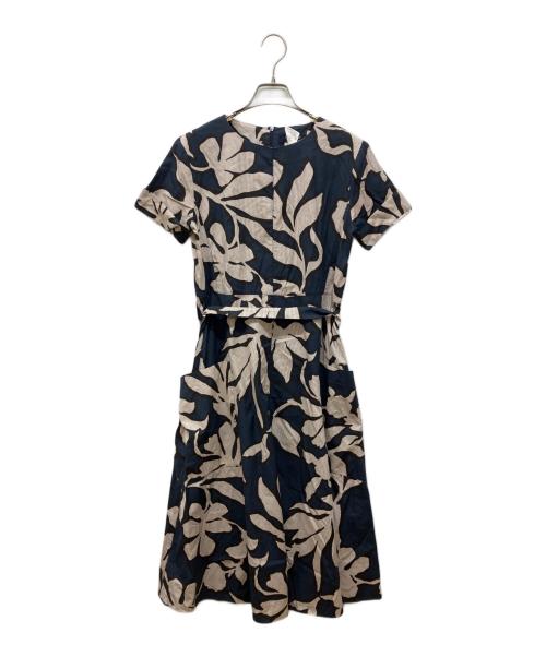 'S Max Mara（エスマックスマーラ）'S Max Mara (エスマックスマーラ) Printed Long Dress ネイビー サイズ:42の古着・服飾アイテム