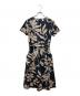 'S Max Mara（エスマックスマーラ）の古着「Printed Long Dress」｜ネイビー