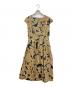 Weekend Max Mara (ウィークエンド マックスマーラ) 総柄ワンピース グリーン×ベージュ サイズ:42：6000円