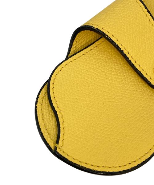 Valextra（ヴァレクストラ）Valextra (ヴァレクストラ) メガネケース イエローの古着・服飾アイテム