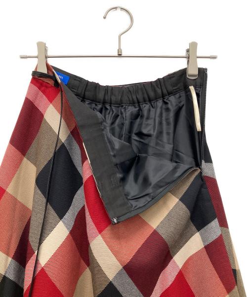BLUE LABEL CRESTBRIDGE（ブルーレーベルクレストブリッジ）BLUE LABEL CRESTBRIDGE (ブルーレーベルクレストブリッジ) ウールチェックスカート マルチカラー サイズ:36の古着・服飾アイテム