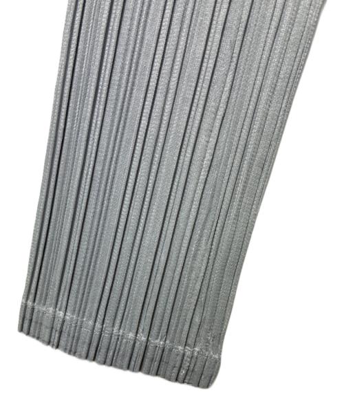 PLEATS PLEASE（プリーツプリーズ）PLEATS PLEASE (プリーツプリーズ) プリーツロングカーディガン グレー サイズ:Freeの古着・服飾アイテム