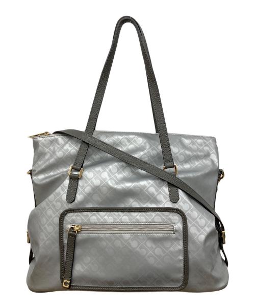 GHERARDINI（ゲラルディーニ）GHERARDINI (ゲラルディーニ) ソフティ　2WAY ハンドバッグ ショルダーバッグ　 グレーの古着・服飾アイテム