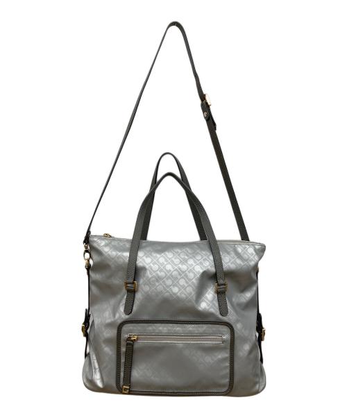 GHERARDINI（ゲラルディーニ）GHERARDINI (ゲラルディーニ) ソフティ　2WAY ハンドバッグ ショルダーバッグ　 グレーの古着・服飾アイテム