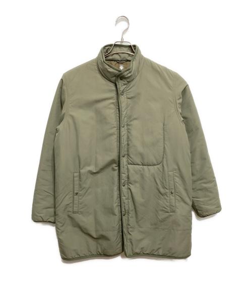 DESCENTE（デサント）DESCENTE (デサント) ライトパフ カーディガン ロングジャケット オリーブ サイズ:Mの古着・服飾アイテム