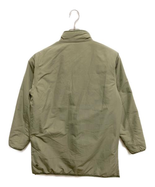 DESCENTE（デサント）DESCENTE (デサント) ライトパフ カーディガン ロングジャケット オリーブ サイズ:Mの古着・服飾アイテム