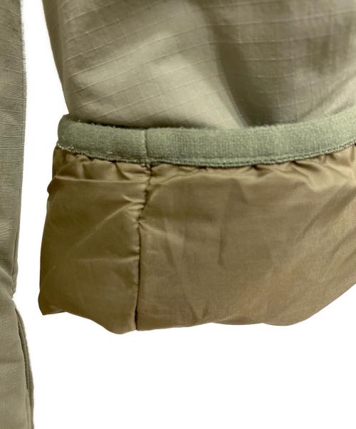 DESCENTE（デサント）DESCENTE (デサント) ライトパフ カーディガン ロングジャケット オリーブ サイズ:Mの古着・服飾アイテム