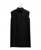 mikako nakamuraミカコ ナカムラ）の古着「ノースリーブハイネックワンピース」｜ブラック