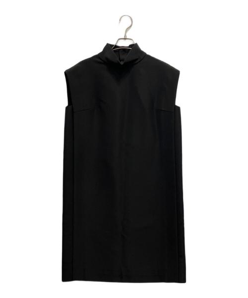 mikako nakamura（ミカコ ナカムラ）mikako nakamura (ミカコ ナカムラ) ノースリーブハイネックワンピース ブラック サイズ:FREEの古着・服飾アイテム